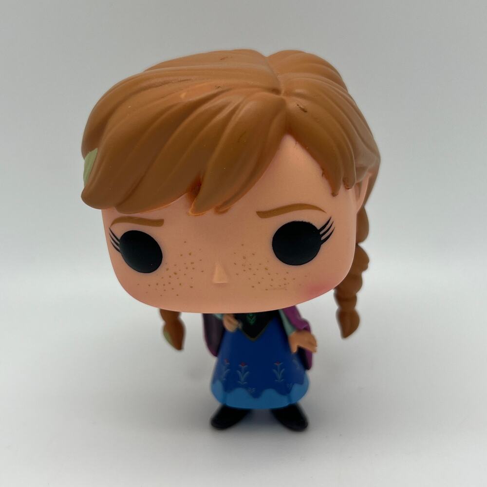 Anna Funko Pop #81 Disney Frozen Vinyl Figure Vaulted Braids White Streak No Box